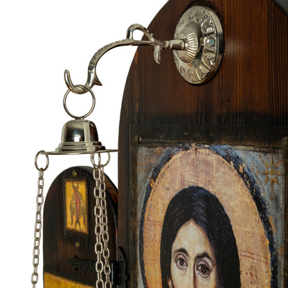 Χριστός του Σινά με Παναγία & Άγιο Ιωάννη, 62×60 cm