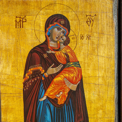 Χριστός του Σινά με Παναγία & Άγιο Ιωάννη, 62×60 cm