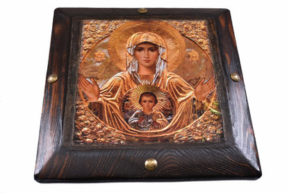 Παναγία των Βλαχερνών, Εικόνα, 30×30 cm
