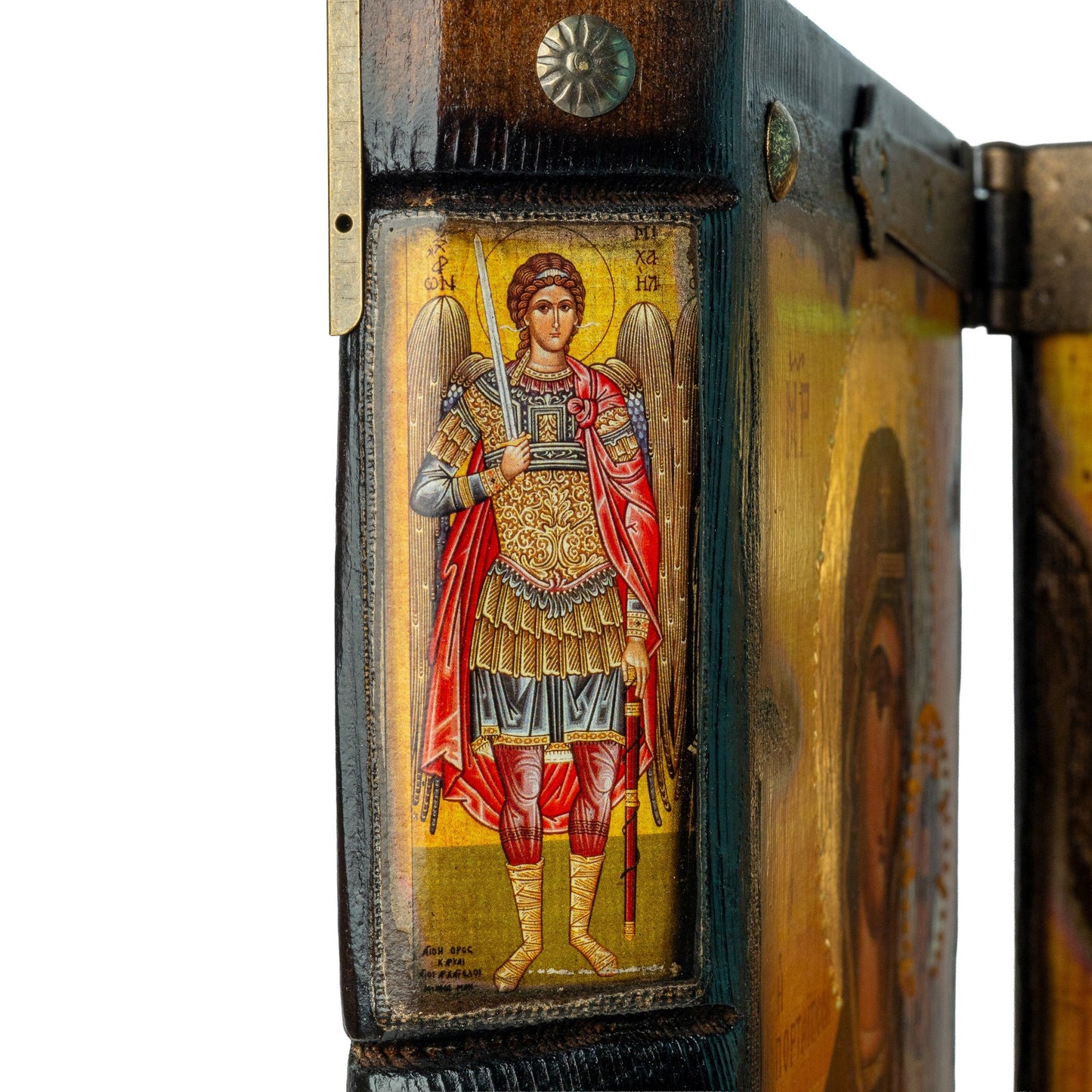 Παναγία Πορταίτισσα & Χριστός, Δίπτυχο, 30×48 cm