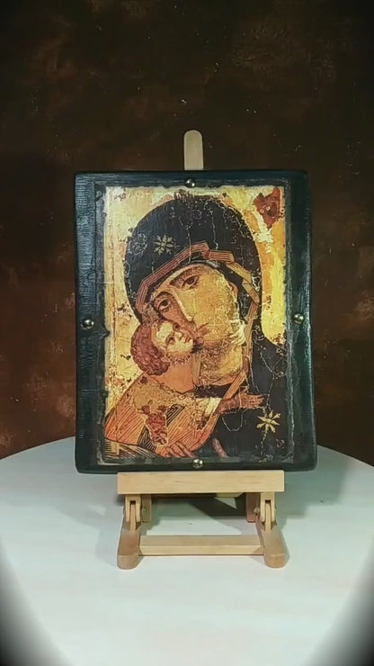 Παναγία του Βλαντιμίρ, Εικόνα, 32×23 cm