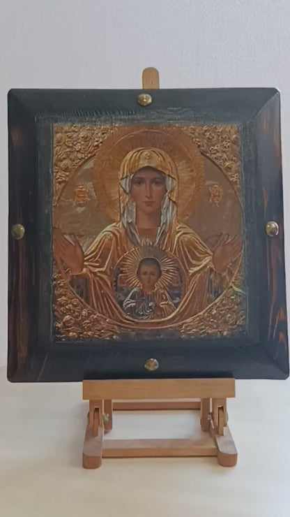 Παναγία των Βλαχερνών, Εικόνα, 30×30 cm